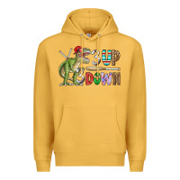Mustard 3 up 3 down rex Premium Hoodie - CowhideDigitalArt