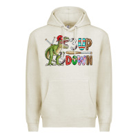 Oatmeal Heather 3 up 3 down rex Premium Hoodie - CowhideDigitalArt