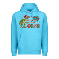 Ocean Blue 3 up 3 down rex Premium Hoodie - CowhideDigitalArt