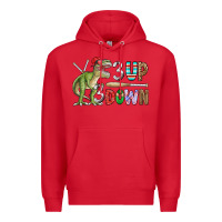 Red 3 up 3 down rex Premium Hoodie - CowhideDigitalArt