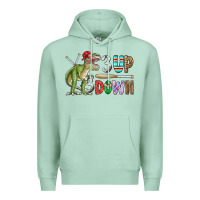 Seafoam 3 up 3 down rex Premium Hoodie - CowhideDigitalArt