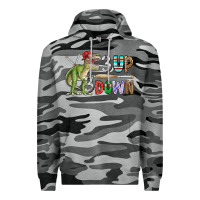 Slate Camo 3 up 3 down rex Premium Hoodie - CowhideDigitalArt