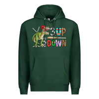 Sports Green 3 up 3 down rex Premium Hoodie - CowhideDigitalArt