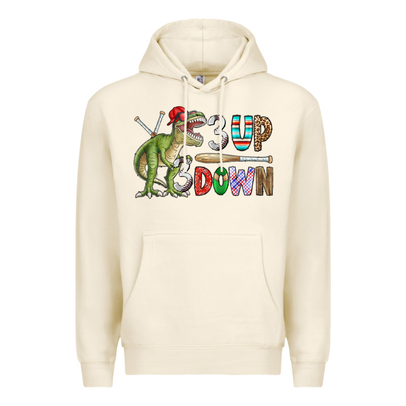 3 Up 3 Down Rex Premium Hoodie by CowhideDigitalArt | Teevron