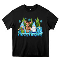 Black merry christmas gnomes Heavy Core Tee - texasbilliewilder