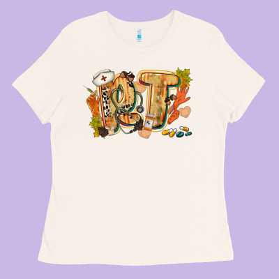 Fall Rt Ladies Tee Designed By Cowgirlartshop