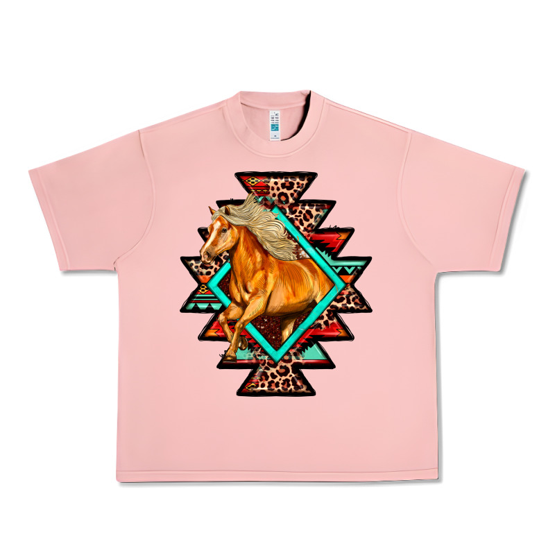 Aztec Symbol White Horse Urban Heavy Tee by FaDigitalArtStudio | Teevron