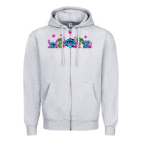 Heather Grey stitches Zipper Hoodie - AdoDesignShop