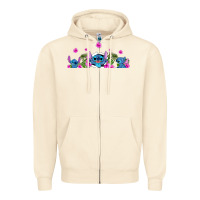 Sandshell stitches Zipper Hoodie - AdoDesignShop