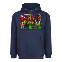 Navy santas favorite nurse Heavyweight Hoodie - AdoDesignShop