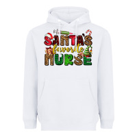 Santas Favorite Nurse Heavyweight Hoodie | Teevron