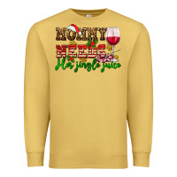 Antique Gold mommy needs her jingle juice Premium Sweatshirt - AdoDesignShop