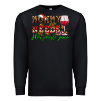 Black mommy needs her jingle juice Premium Sweatshirt - AdoDesignShop