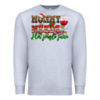 Heather Grey mommy needs her jingle juice Premium Sweatshirt - AdoDesignShop