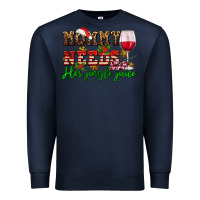 Navy mommy needs her jingle juice Premium Sweatshirt - AdoDesignShop