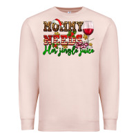 Pale Pink mommy needs her jingle juice Premium Sweatshirt - AdoDesignShop