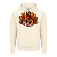 Vintage Artic turkey and leopard pattern and thanksgiving hat bbs Vintage Hoodie - BundleAndBundleShop