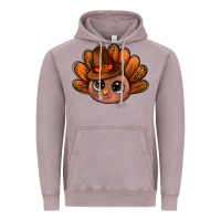 Vintage Zinc turkey and leopard pattern and thanksgiving hat bbs Vintage Hoodie - BundleAndBundleShop