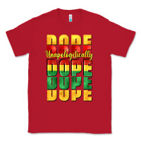 Red unapologetically dope cowgirl Classic Tee - CowGirlArtShop