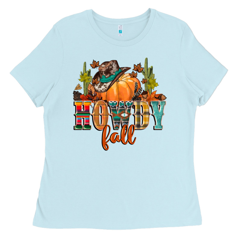 Howdy Fall Ladies Tee by CowGirlArtShop | Teevron