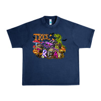 Navy trick rawr treat Urban Heavy Tee - FaDigitalArtStudio