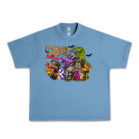 Pebble Blue trick rawr treat Urban Heavy Tee - FaDigitalArtStudio