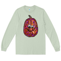 Matcha watercolor pumpkin leopard Long Sleeve Tee - RanaPortraitStore