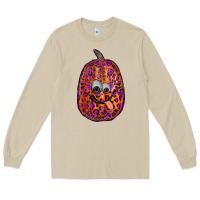 Mushroom watercolor pumpkin leopard Long Sleeve Tee - RanaPortraitStore