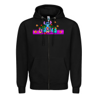 Black stitch ohana Zipper Hoodie - AdoDesignShop