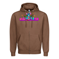 Chestnut stitch ohana Zipper Hoodie - AdoDesignShop