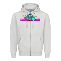 Dove Grey stitch ohana Zipper Hoodie - AdoDesignShop
