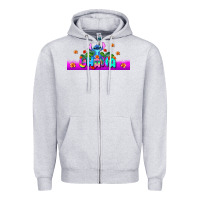 Heather Grey stitch ohana Zipper Hoodie - AdoDesignShop