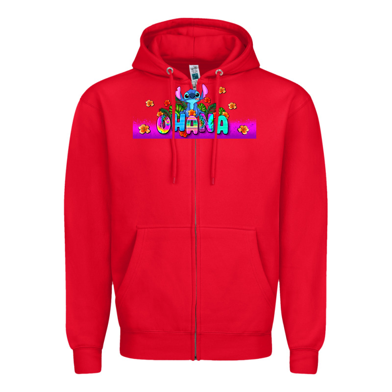 Stitch Ohana Zipper Hoodie by AdoDesignShop | Teevron