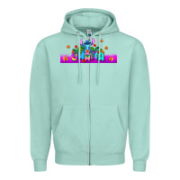 Seafoam stitch ohana Zipper Hoodie - AdoDesignShop