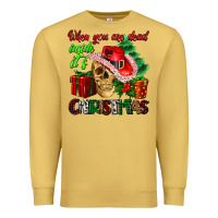 Antique Gold when you are dead inside its Christmas Premium Sweatshirt - AdoDesignShop