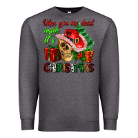 Charcoal Heather when you are dead inside its Christmas Premium Sweatshirt - AdoDesignShop