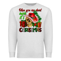 Oatmeal Heather when you are dead inside its Christmas Premium Sweatshirt - AdoDesignShop