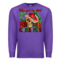 Purple when you are dead inside its Christmas Premium Sweatshirt - AdoDesignShop