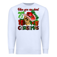 White when you are dead inside its Christmas Premium Sweatshirt - AdoDesignShop