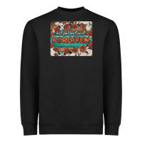Black not perfect just forgiven Heavyweight Sweatshirt - BarkalooDesign