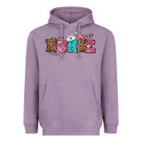 Lavender nurse with nurse element Heavyweight Hoodie - AdoDesignShop