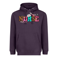 Plum nurse with nurse element Heavyweight Hoodie - AdoDesignShop