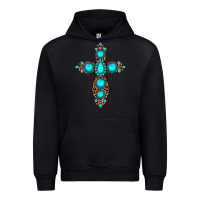 Black gemstone leopard cross Urban Hoodie - JahusDesignShop