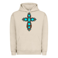 Pigment French Oak gemstone leopard cross Urban Hoodie - JahusDesignShop