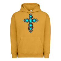Pigment Peanut Butter gemstone leopard cross Urban Hoodie - JahusDesignShop