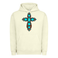 Pigment Pistachio gemstone leopard cross Urban Hoodie - JahusDesignShop