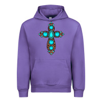 Tulip gemstone leopard cross Urban Hoodie - JahusDesignShop