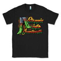 Black steppin into juneteenth heels Classic Tee - CowGirlArtShop
