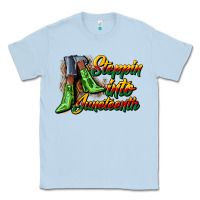 Dusty Blue steppin into juneteenth heels Classic Tee - CowGirlArtShop