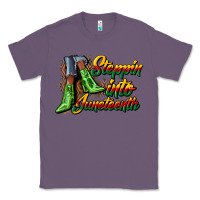 Lavender steppin into juneteenth heels Classic Tee - CowGirlArtShop
